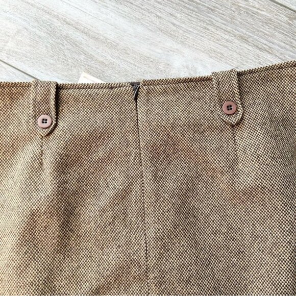 Vintage Laura Studio Wool Blend Woven Pencil Skirt Made in Canada - Picture 8 of 10
